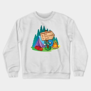 Camping Rules Crewneck Sweatshirt